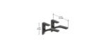 CRL Black Glass Shelf Bracket - Image 7