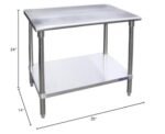 Stainless Steel Work Table - Image 2
