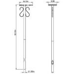 Gibraltar Mailboxes Steel Post - Image 4