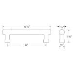 Emtek Jasper Pull - Designer Hardware - Image 3