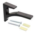 CRL Black Glass Shelf Bracket - Image 2