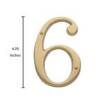 Baldwin Brass House Number 90676 - Image 2