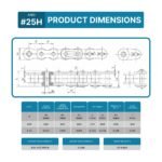 Heavy Duty Roller Chain - #25H - Image 3