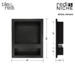 Redi Niche Double Recessed Shower Shelf - Image 5