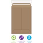 Aviditi Rigid Flat Mailers, Kraft - Image 4