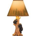 Northwoods Bear Family Lamp
