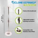 Ciclone Stainless Steel Spin Mop - Image 3
