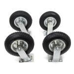 Heavy Duty 8" Air Tire Wheel Set - Image 3