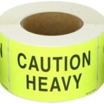 Tape Logic Warning Sticker Roll