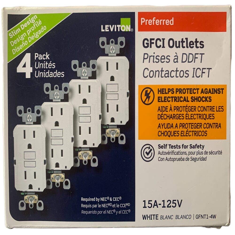 71iwZVks81L.jpg Leviton Self-Test GFCI Outlet - Image 1