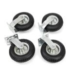 Heavy Duty 8" Air Tire Wheel Set - Image 2