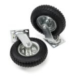 Heavy Duty 8" Air Tire Wheel Set - Image 4