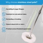 Ciclone Stainless Steel Spin Mop - Image 2
