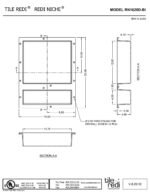 Redi Niche Double Recessed Shower Shelf - Image 8