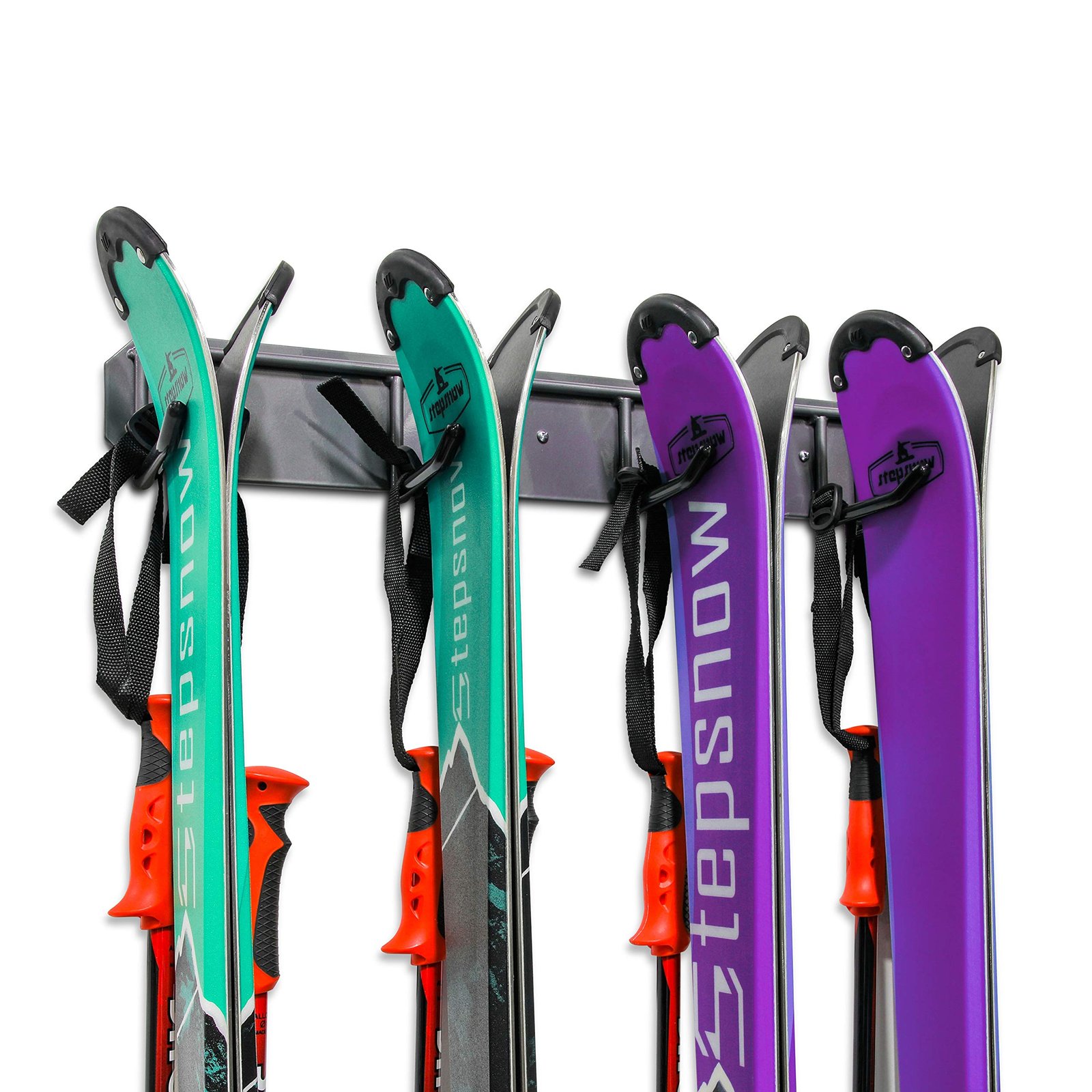 81PmB0RIgaL.jpg RaxGo Ski Storage Rack - Image 1