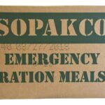 MRE Emergency Ration Meals Case