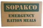 MRE Emergency Ration Meals Case
