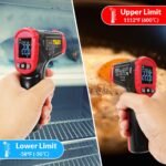 WGGE Infrared Thermometer Gun - Digital Temp Reader - Image 4