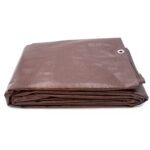 Super Heavy Duty Brown Tarp - Image 4