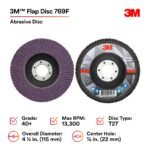 3M Flap Disc 769F, High Performance Abrasive - Image 3