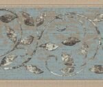 Dundee Deco Damask Gold Wall Border