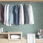 NuWallpaper Tibetan Teal Grasscloth Wallpaper - Image 4